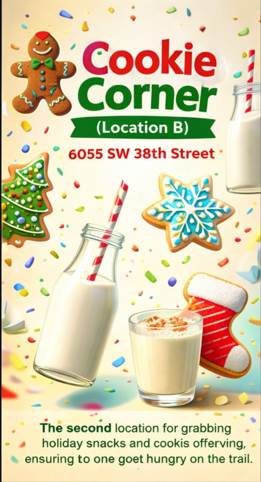 Cookie Corner holiday baking station