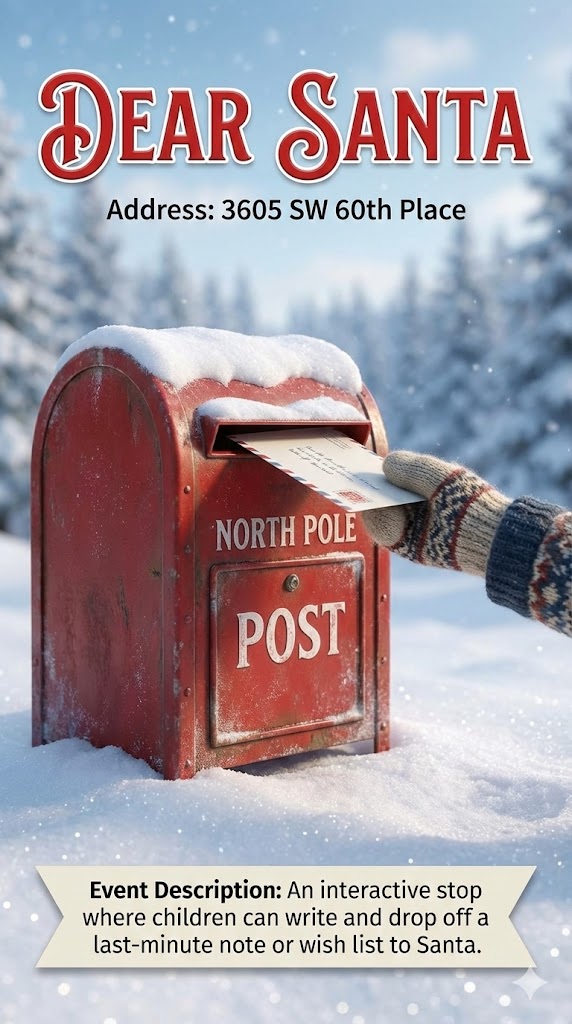 Dear Santa mailbox for letters